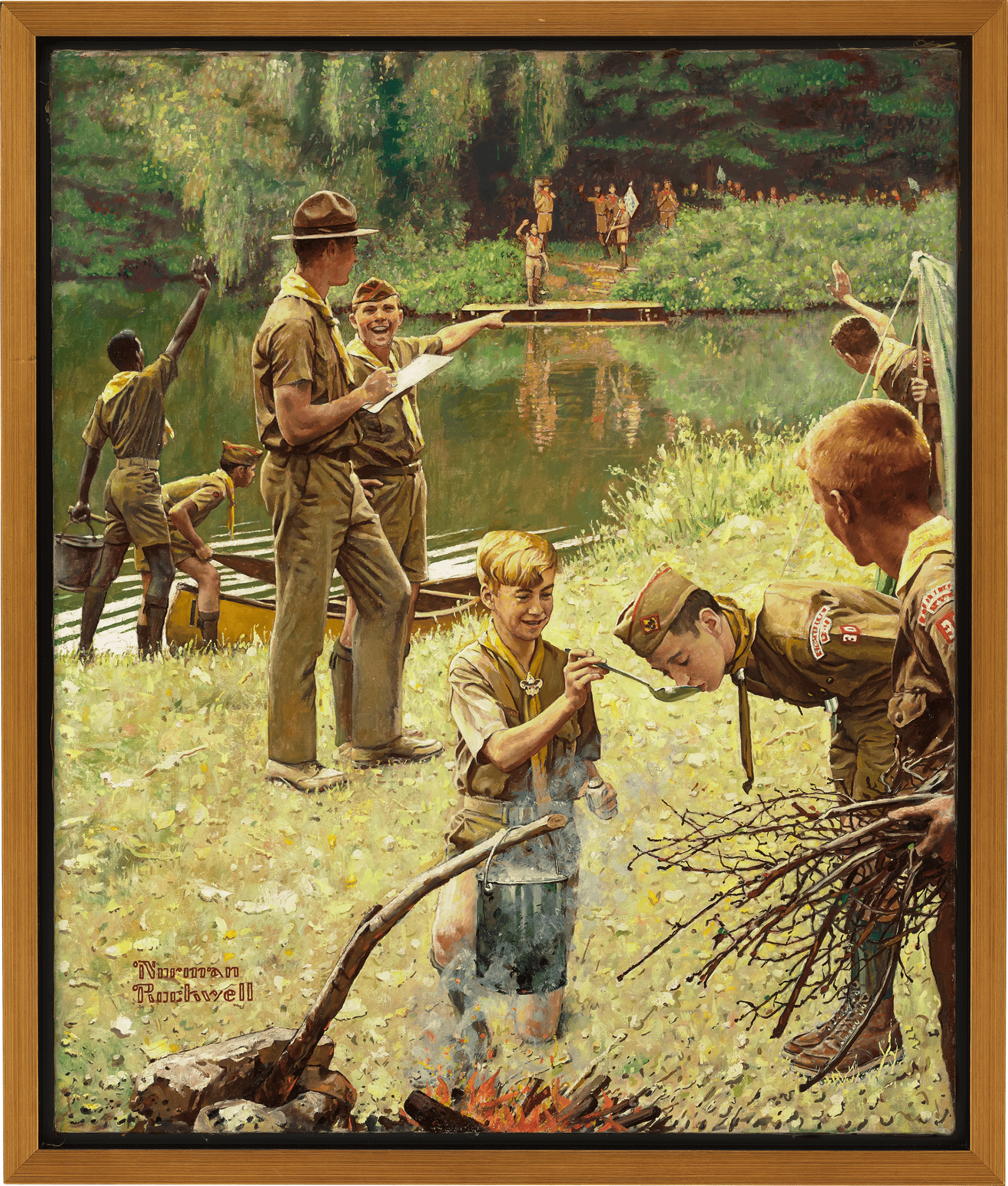 Come And Get It! By Norman Rockwell